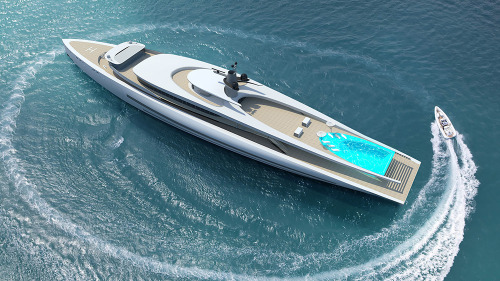 Asquared Naval Design megayacht concept Fluyt