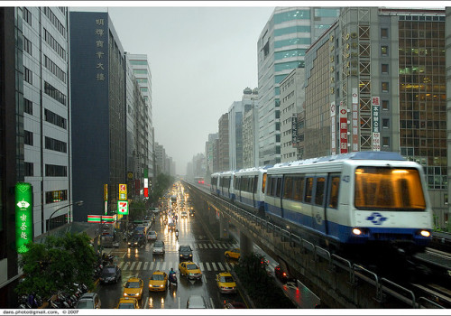 Taipei in rainy season