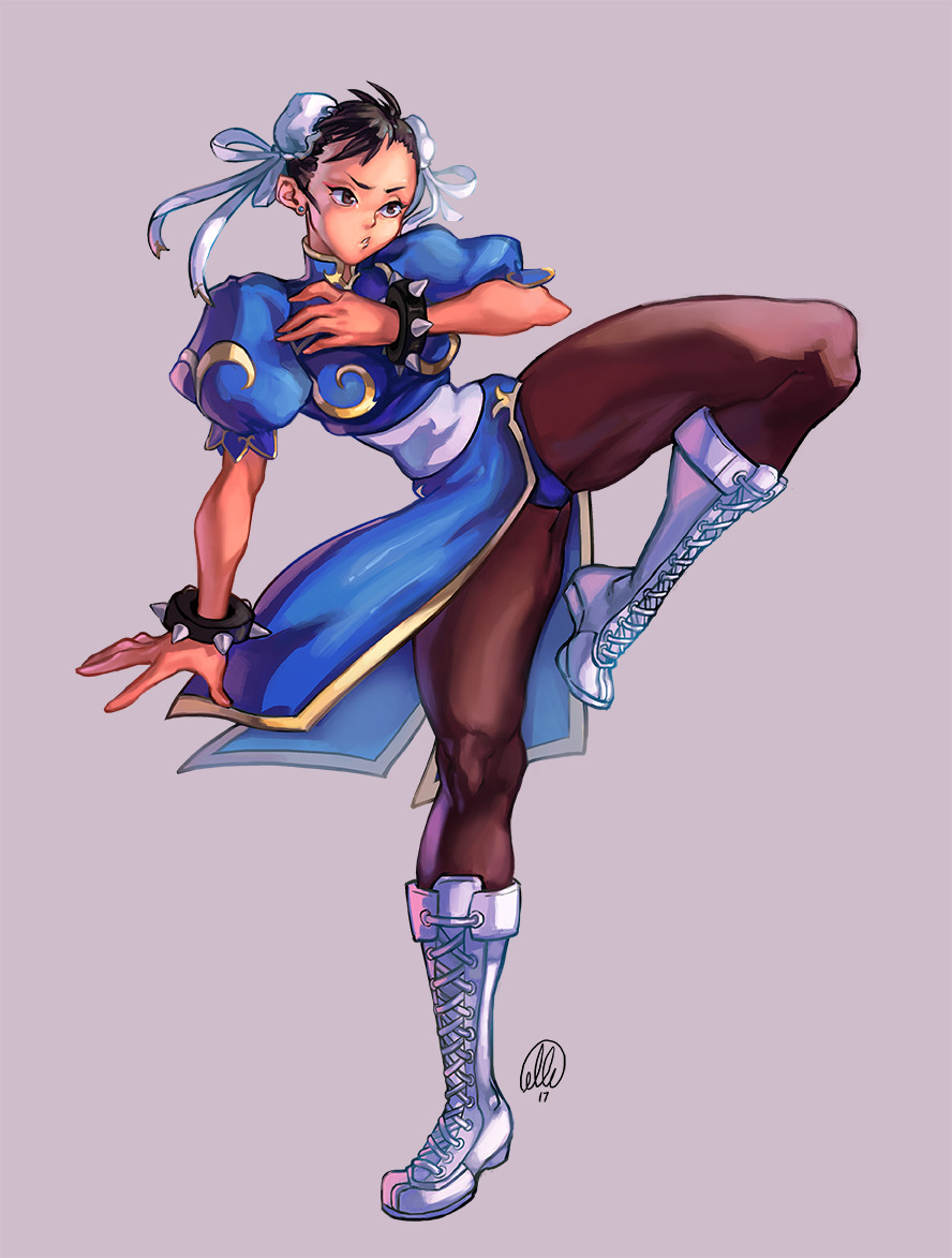 artofcelle:I love drawing Chun-Li!