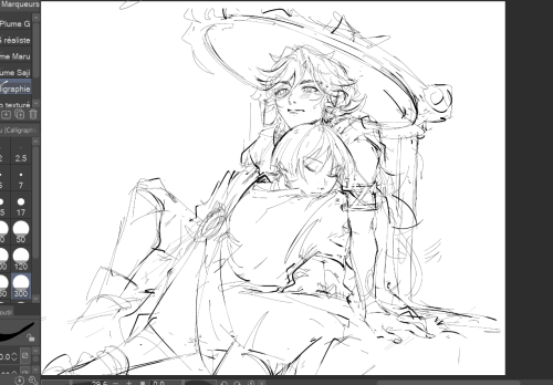 Halooo Erabuuuu:DDD I Was Wondering What Headcanons You Have Abt Sethos And Scara (platonic Or Romantic!