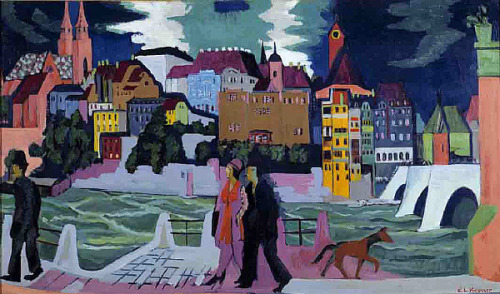 I’m in Basel right now. And the city is as pretty as Ernst Ludwig Kirchner painted it in 1928.