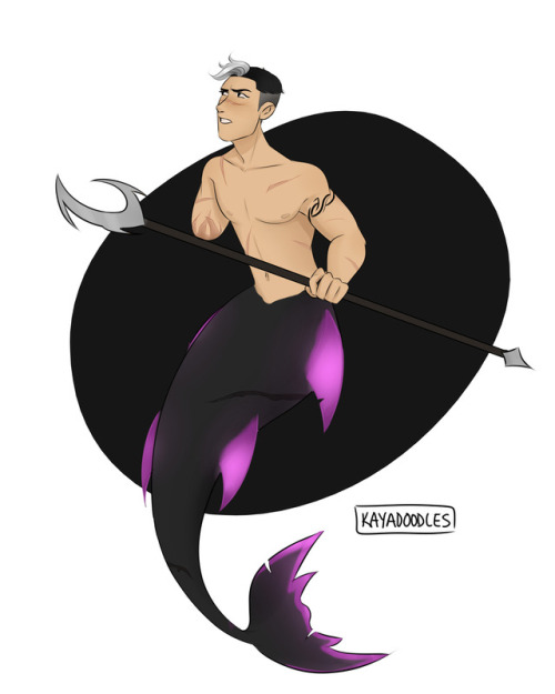 kayadraws: I’ve been working on a Voltron mermaid au! 