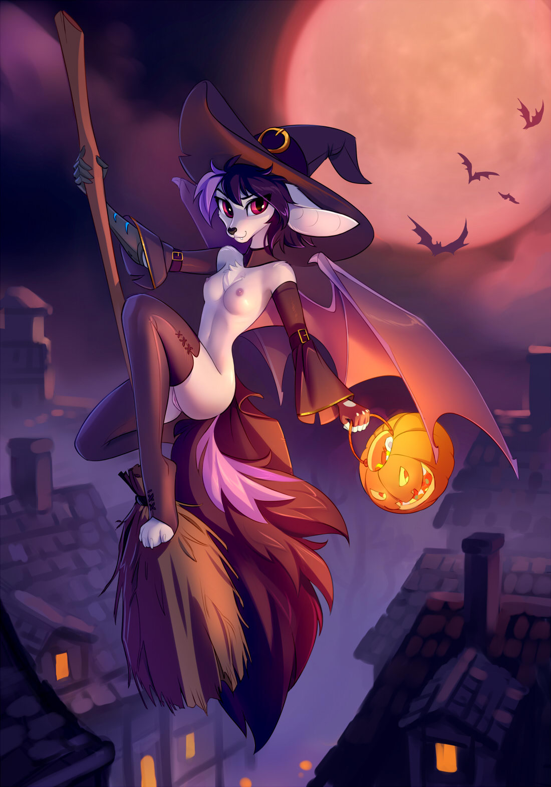 tomatocoup:  YCH done for Mango Twelve featuring their cute bat Sunny.