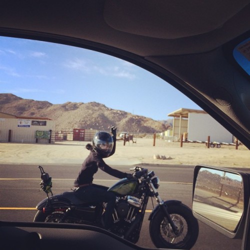 chopcult: @babesrideout in Joshua Tree was a success. Everyone have a safe trip home. See you next y