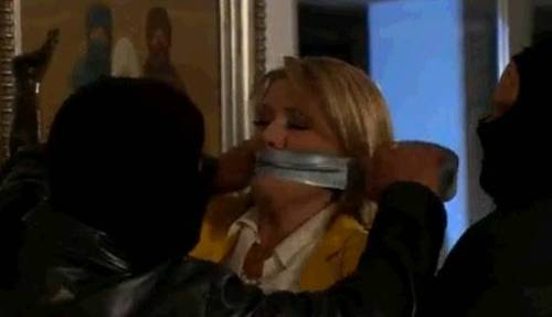 Erika Buenfil gagged
