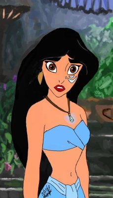 hellyeahdisneyfanart:  Jasmine.