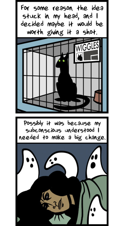 wanderlane: BOO / MEOWby Andrew Neal / Wander Lane Here is a comic about ghosts and cats. I printed 