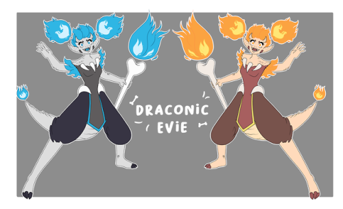 If you saw my post yesterday you probably know why this Draconic Evie exists friends; now excuse me 