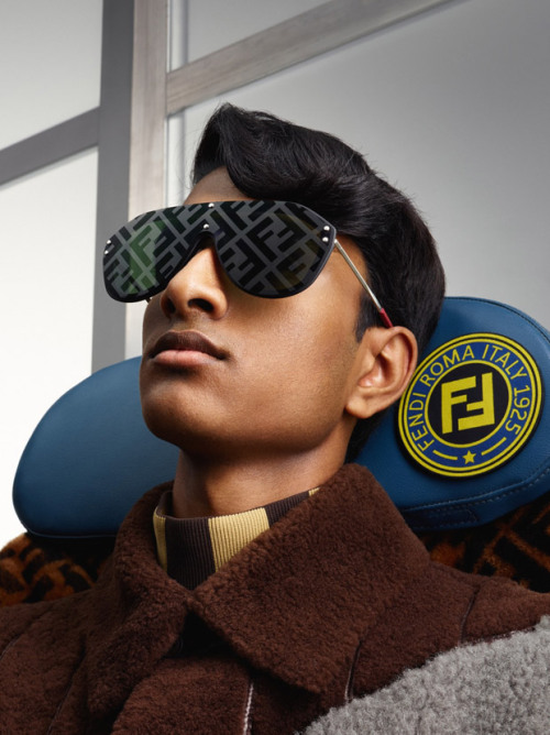 malemodelscene:   Ben Sherrell, Jeenu Mahadevan & Joaquim Arnell for Fendi Menswear FW18  