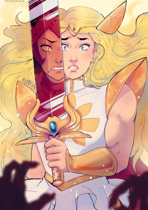 tsundernova: New print coming in the new year!! This unexpectedly blew up more than any of my other art on instagram and it made me v happy :’^) she-ra fans are so nice commissions | twitter 