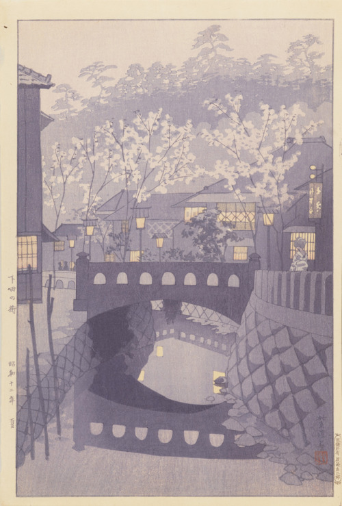 Shiro Kasamatsu (笠松 紫浪, 1898 - 1991), Kamakura Engakuji &amp; Shimoda Town