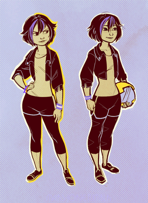 mars-jorie:  Wanted to sketch my fav character design from BH6 It’s always nice to see a female character without super long legs.   <3 <3 <3 <3