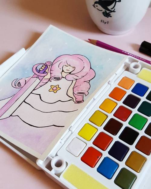 More messing around with Steven Universe fanart… got this cute little Koi watercolor set for 