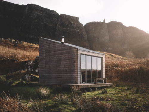 Sweeney’s Bothy on the Isle of Eigg, Scotland.