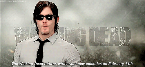reedusmcbridedaily:  Happy The Walking Dead Day! And Happy Valentine’s Day! 