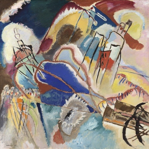 artist-kandinsky:Improvisation No. 30 (Cannons), Vasily Kandinsky, 1913, Art Institute of Chicago: M