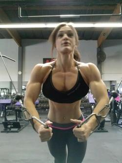 musclesandimplants:  hardmusclebabes:  She’s