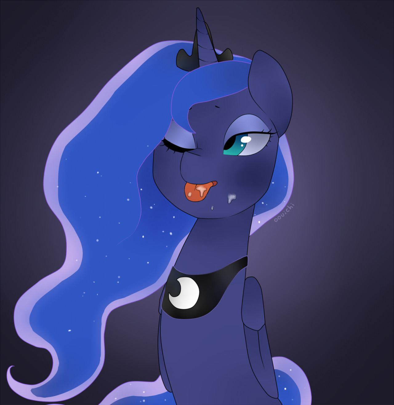 It’s Princess Luna&rsquo;s turn for a facial&hellip;Princess Celestia’s