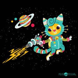 polite-yet-peculiar:  Kitty Cat Space Captain