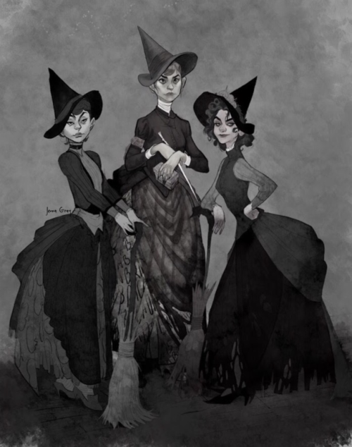 jenna-ygray:All three Victorian witches compiled together