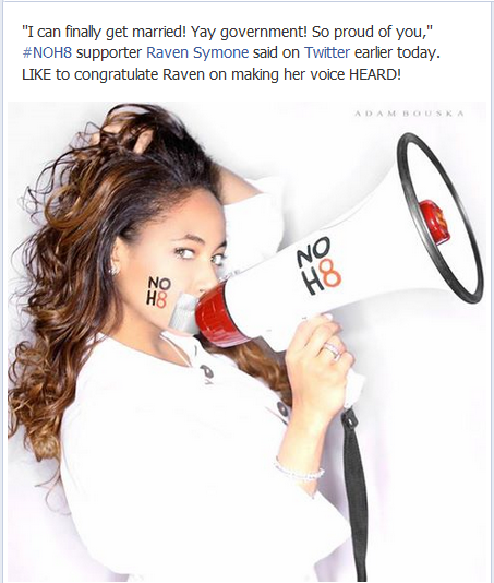katskinx:  Proud of Raven, she came out of the closet!