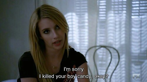 i-hate-the-beach:  live-with-cats:  american horror story coven ♥  💗