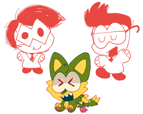Tiny Chibis I Did Today!! First Two And The Last Green Cat Are My Ocs