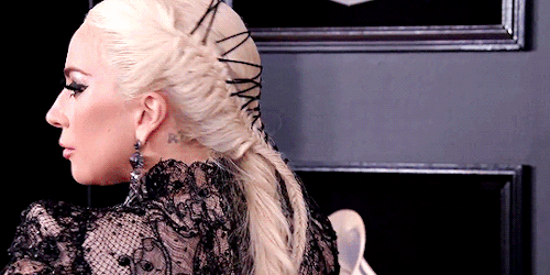 alphalewolf:Lady Gaga attends the 60th Annual Grammy Awards at Madison Square Garden in New York Cit
