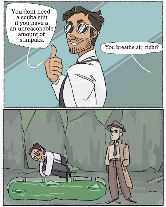 the-pigeon-queen: Trying to de-stress with another ‘dumb stuff I did in fallout’