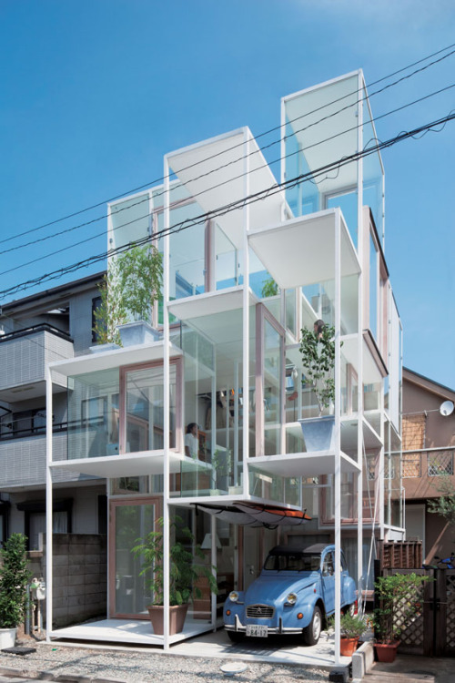 Sou Fujimoto - House NA. Tokyo, Japan. 2010. Photo: Iwan Baan Designed for a young couple 