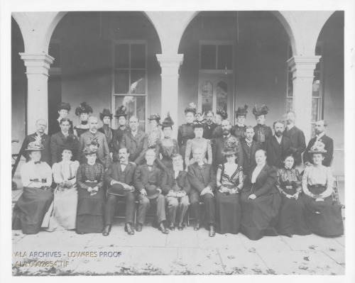 Going to #alamw17? Try going in fancy hats like some of these 1899 Atlanta conference attendees! #tb