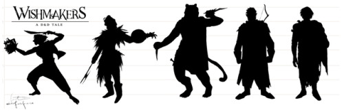 final silhouettes!click 4 big <3Wishmakers D&D links: Twitch | Youtube | Twitter | Tumblr