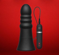  Vibrating Butt Plug8&Amp;Quot; Ridged                             