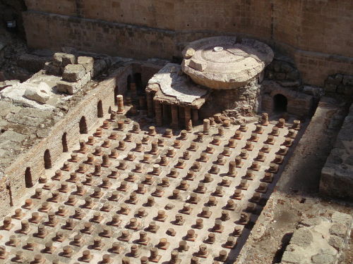 Roman bathhouse ruins, Beirut, Lebanon