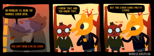 wingscanspeak: Made a little NITW comic. Text is from here.