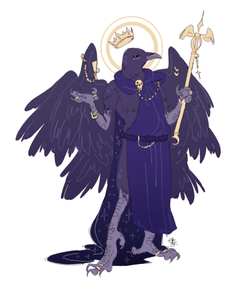 peachearted:the raven queen & istus
