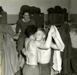 vintage-sweden:  Army conscripts, 1955, Sweden.