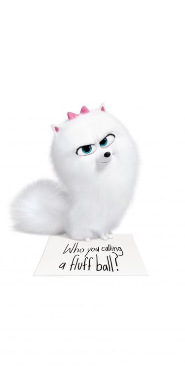 The Secret Life of Pets 2, gidget, cute dog, 2019, 1080x2160 wallpaper @wallpapersmug : http://bit.l