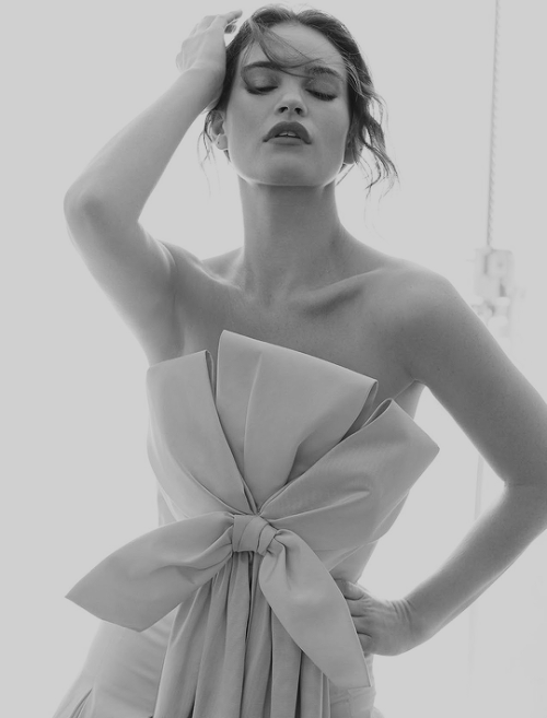 narsila:Lily James photographed by Alexi Lubomirski for Harper’s Bazaar UK (March 2019)