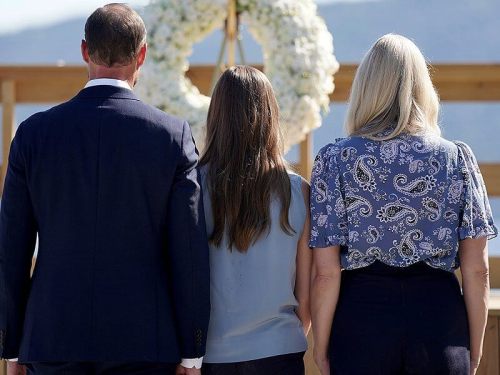 Norwegian Crown Prince family attended the memorial service on Utøya.Crown Prince Haakon, Crown Prin