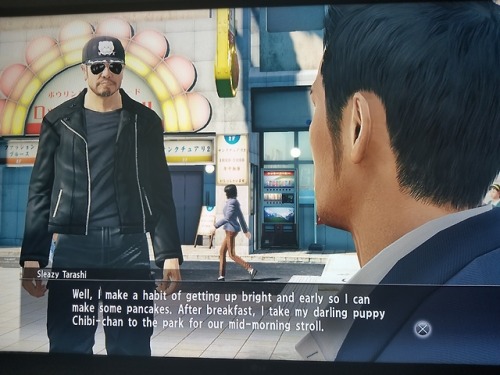 majimemegoro:giri-giri-waifu:I had to restart Yakuza 0and I LOVE Sleazy Tarashireblog if youd wipe a