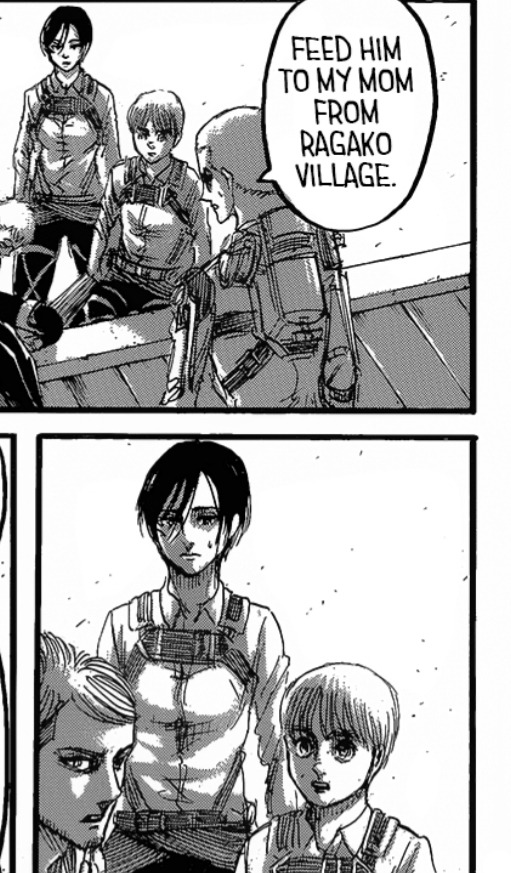 I Keep Seeing People Criticizing Mikasa For Her Lack Of Concern This Chapter Or Justifying Her For It.