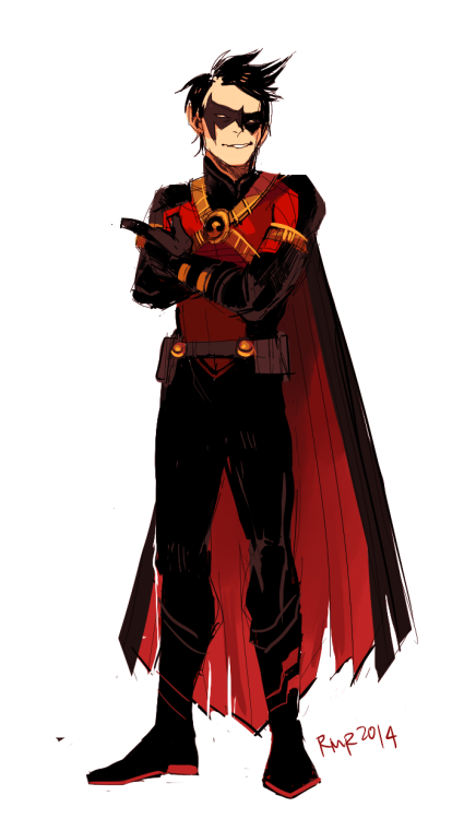 damianwaynessketchbook: Real quick Red Robin Uniform simplification, but also I might (AT LEAST IM G