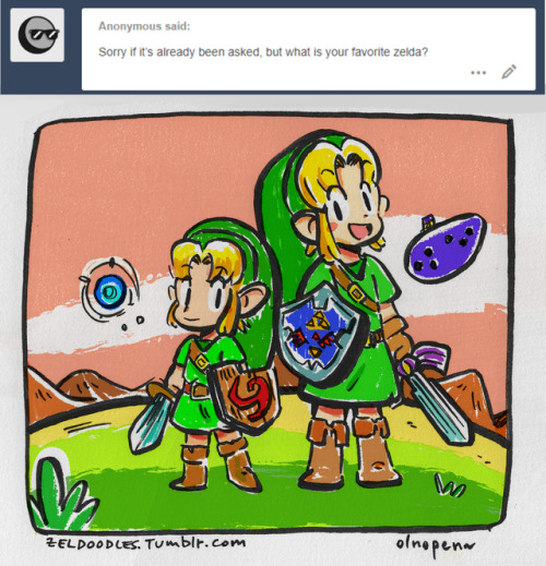 zeldoodles:Ocarina of time :) Thanks for asking / Gracias por preguntar :)