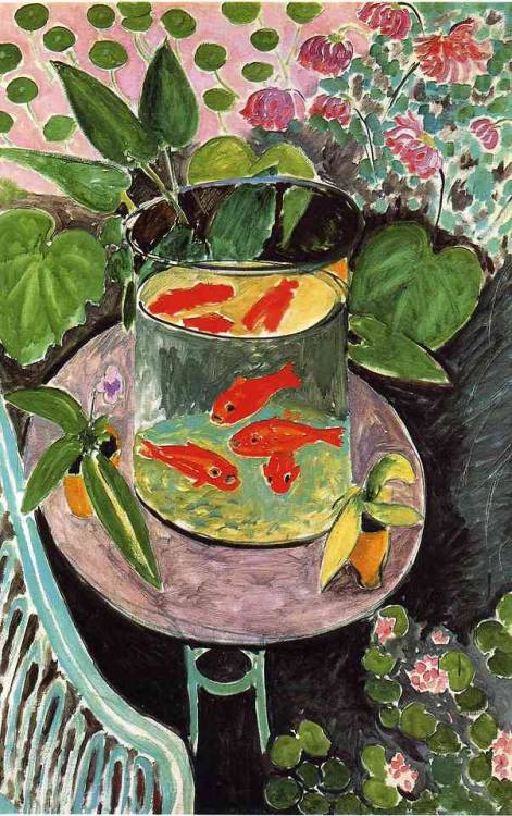 artist-matisse:Goldfish, Henri MatisseMedium: oil,canvas