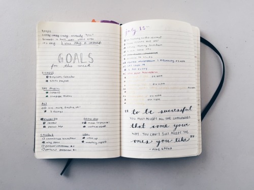 365text: 07.26.15.for the anon who wanted to see more pictures of my bullet journal! this was from l