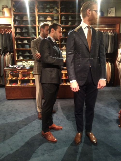 Trunk show in Stockholm SwedenZaremba Bespoke Warsaw