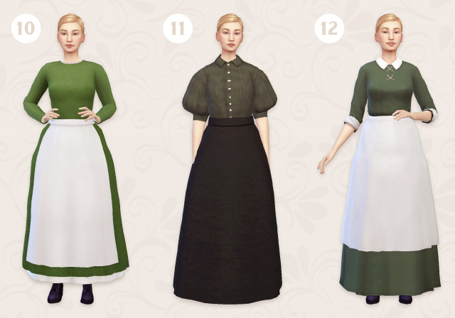 Decades of Sims : Here is a compilation of clothing you can use on...