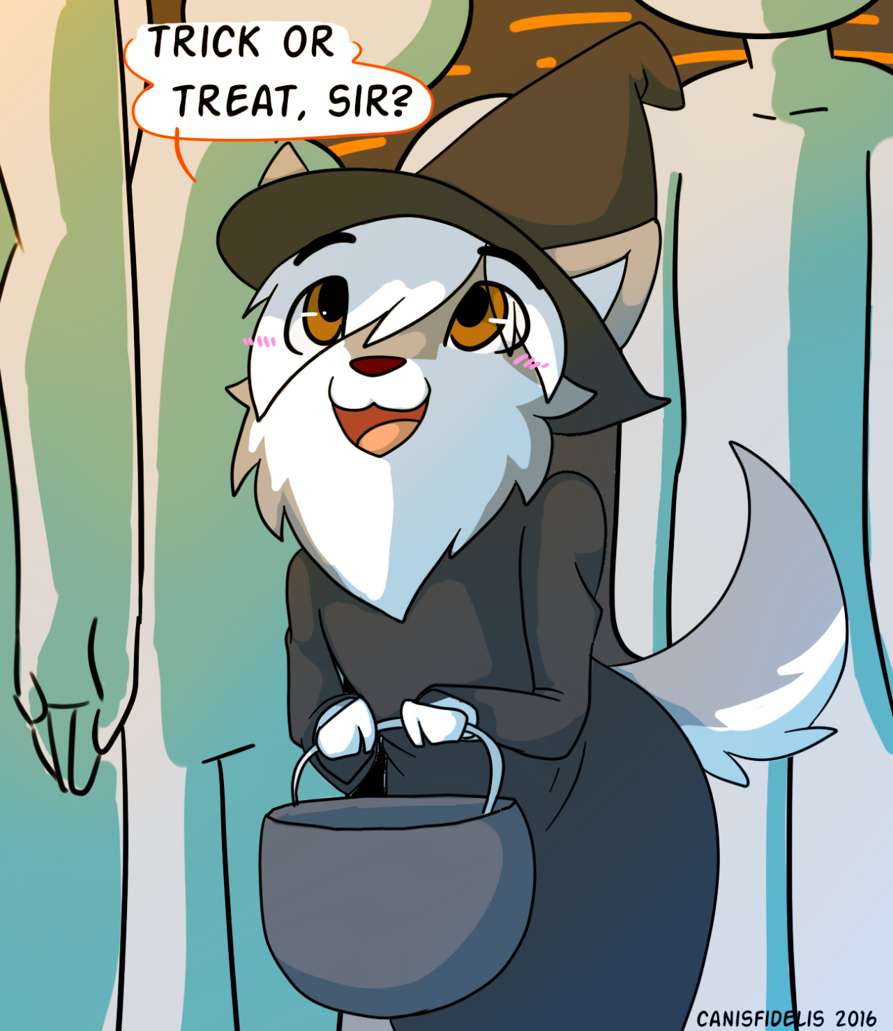 canis-stuffs:  I hope these men have enough treats! ^w^  Cuuuuute~!