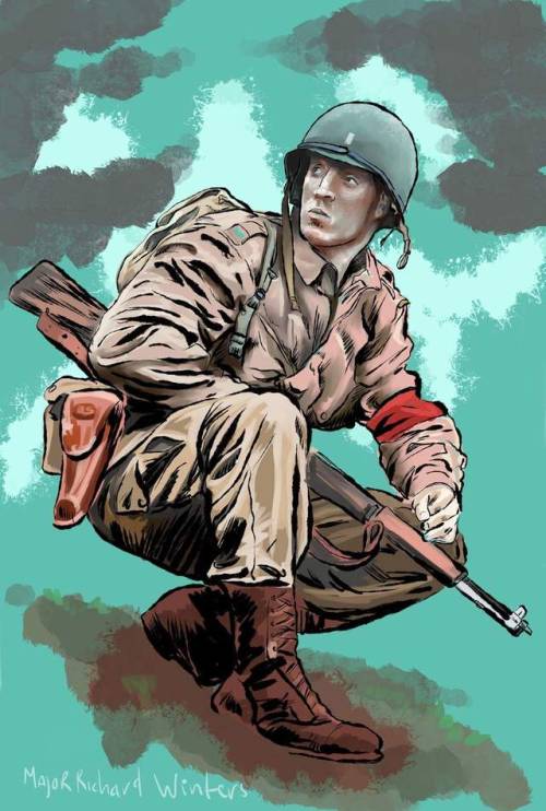 evilmorrisman:Easy Company Major Richard Winters played by Damian Lewis.